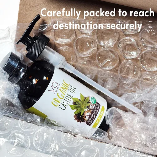 Miniatura 8 de Aceite de ricino orgánico prensado en frío sin refinar de VITAL AFFAIR en botella de vidrio - Aceite de ricino certificado por la USDA
