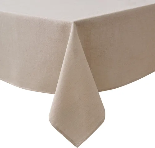 Miniatura 36 de NLMUVW Mantel de Lino Marrón para Mesas Redondas, Mantel Pequeño Color Chocolate, Cubierta de Mesa Estilo Granja para Cocina, Comedor, Café, 36