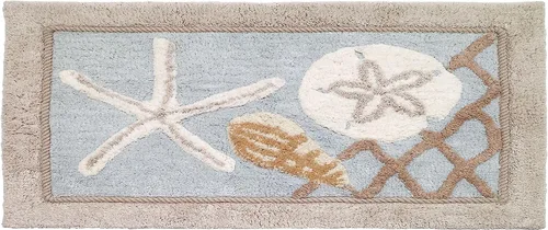Miniatura 8 de Avanti Linens - Alfombra de baño, suave y absorbente, accesorios de baño inspirados en la playa (colección Seaglass, 20 x 30 pulgadas)