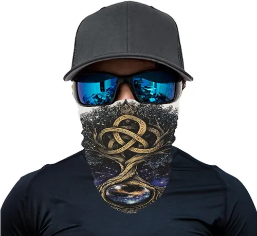 Miniatura 2 de GLUDEAR Rave - Bandana para el cuello, bufanda para el cuello, bufanda para el sol, polvo, viento, pasamontañas, para hombres y mujeres