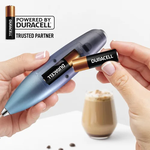 Miniatura 118 de Zulay Milk Boss Espumador de leche potente manual, hace espuma para latte, batidor para mezclar bebidas, café, miniespumador para capuchino, frappé