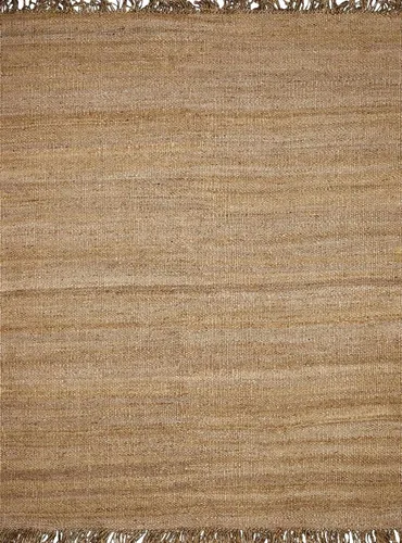 Miniatura 12 de Hauteloom Aphrodite JModern - Alfombra tejida a mano de yute de fibra natural, alfombra geométrica contemporánea a cuadros para sala de estar, Crema