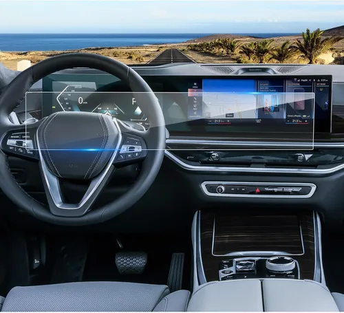Miniatura 8 de Paquete de 4 protectores de pantalla 2024 2025 2026 X5 X6 X7 XM para BMW iDrive 8 (14.9 pulgadas Navi+12.3 pulgadas Dash), 2026 2025 X5 X6 X7 XM
