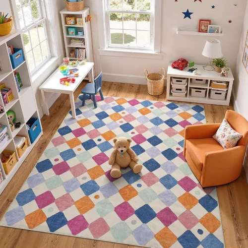 Miniatura 15 de jinchan Alfombra a rayas de 2 x 3 para entrada, alfombra de cocina, tapete pequeño, antideslizante, ligero, de bajo perfil, decoración para entrada