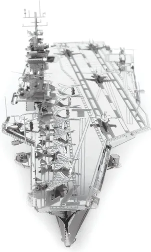 Miniatura 5 de Fascinations ICONX Kit para modelo de metal 3D de Portaaviones USS Roosevelt CVN-71
