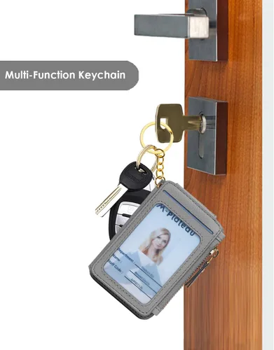 Miniatura 4 de M-Plateau Estuches para tarjetas, fundas de cuero para tarjetas e identificación, tarjetero para tarjetas de crédito, cartera pequeña para tarjetas