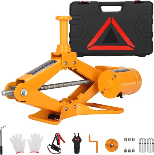 Miniatura 8 de Juego de gato o gato eléctrico para auto de 3 toneladas o 2 toneladas por ROGTZ DC 12 V, herramienta de reparación automática todo en uno de sedán