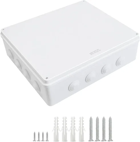Miniatura 10 de LeMotech Caja de conexiones, plástico ABS IP55 resistente al agua y al polvo, caja eléctrica universal, caja de proyectos para exteriores e