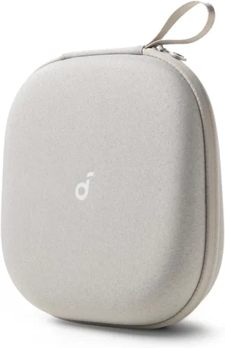 soundcore by Anker, funda para auriculares, compatible con todos los auriculares Soundcore sobre la oreja (blanco piedra)