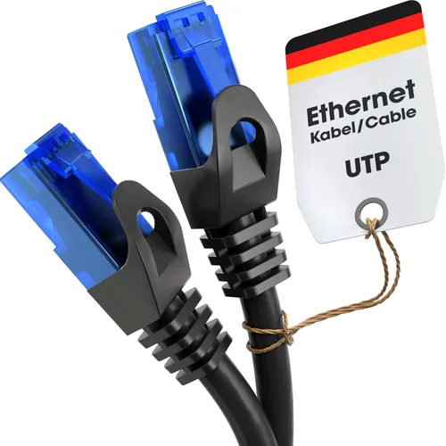 Miniatura 10 de KabelDirekt – Cable de red – 10Gbps, para máxima velocidad de Internet de fibra óptica – 33 pies, disponible en 1-100 pies – Cable Ethernet y LAN