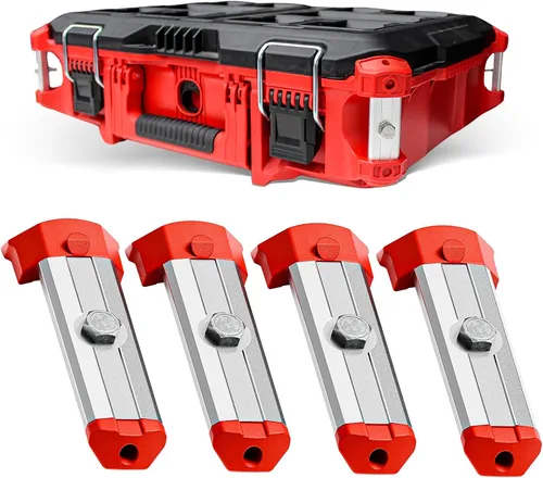 Miniatura 16 de Alpha Engineered Rieles de reemplazo roscados Packout - 10.4" (265mm) Compatibles con las cajas de herramientas de cajón Milwaukee Packout Negro