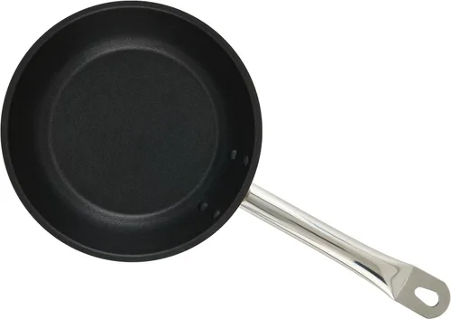 Miniatura 7 de Winco - Sartén de acero inoxidable de grado comercial, antiadherente, 8 pulgadas