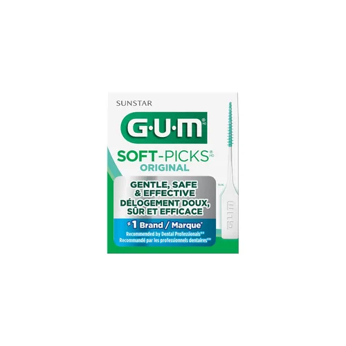 Miniatura 8 de GUM Soft-Picks - Púas dentales originales, artículo 632 muestras profesionales, 5 selecciones suaves por paquete, 72 paquetes