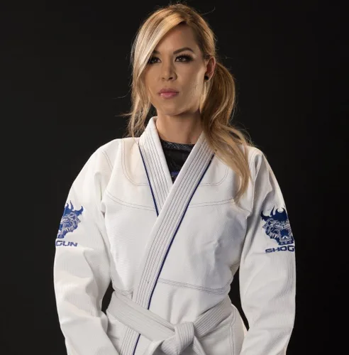 Miniatura 7 de SHOGUN Fight Jiu Jitsu Gi Tao Premium 15.87oz tejido de perlas de algodón BJJ