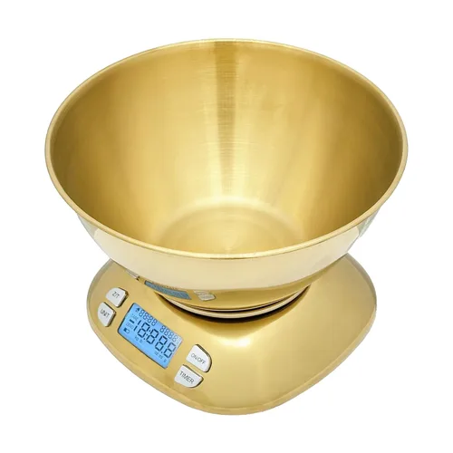 Miniatura 10 de The Display Guys - Báscula digital de cocina de acero inoxidable con cuenco para laboratorio de café y alimentos, pantalla LCD, gramos, libras