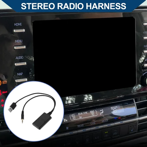 Miniatura 2 de Arnés de radio estéreo para BMW Bluetooth AUX adaptador cable de música conveniente 7.9 in 1 unids negro