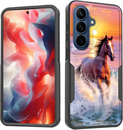 Miniatura 51 de Funda magnética para Galaxy A16 5G, [compatible con MagSafe] [protección contra caídas de grado militar] Funda resistente a prueba de golpes