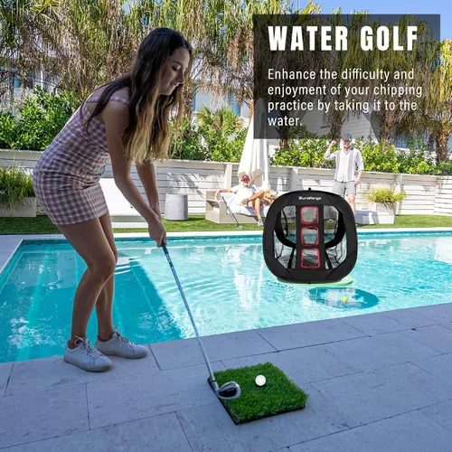 Miniatura 6 de DURARANGE Red de astillado de golf emergente: ayuda definitiva de chip de entrenamiento para precisión y distancia, al aire libre Práctica