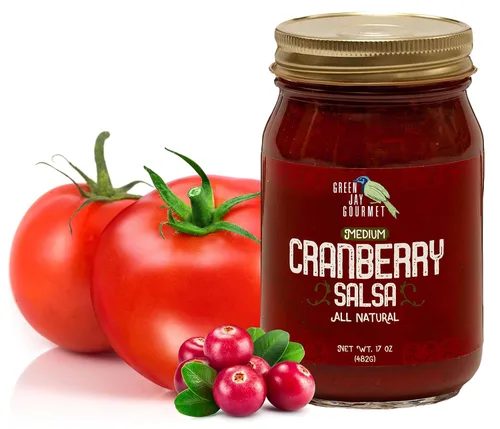 Miniatura 7 de Salsa Gourmet Green Jay Blueberry - Salsa de Frutas con Sabor a Arándano - Salsa Picante de Calor Medio - Salsa Gourmet para Sumergir sin
