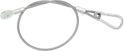 Miniatura 2 de QWORK Cables de seguridad para luces de escenario de 11.8 pulgadas, paquete de 20 cables de iluminación de DJ de acero inoxidable, cable