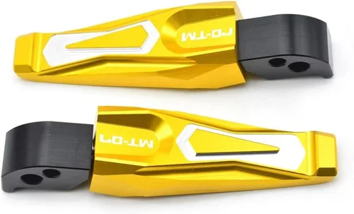Miniatura 5 de Reposapiés CNC motocicleta Reposapiés Pedales Pedales Reposapiés Traseros Estriberas resto para Yam & aha MT-07 MT07 Mt 07 FZ07 FZ 07 2014 2015 2016