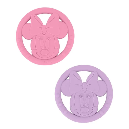 Miniatura 8 de Cudlie Disney - Juego de mordedores de silicona para bebés, mordedores de grado alimenticio y sin BPA para bebés de 6 a 12 meses, paquete de 2