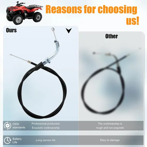 Miniatura 5 de Cable del acelerador para 49cc 50cc 70cc 90cc 110cc 125cc 140cc 150cc 200cc Pit Dirt Pocket Bike de 4 tiempos CRF50 CRF70 CRF80 XR50 XR70 XR80 SDG