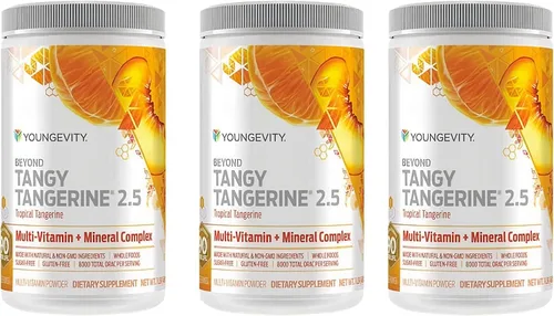 Miniatura 10 de Youngevity Beyond Tangy Tangerine 2.5 Tropical Tangerine Ultimate Complejo multivitamínico y mineral, hecho con alimentos naturales y integrales