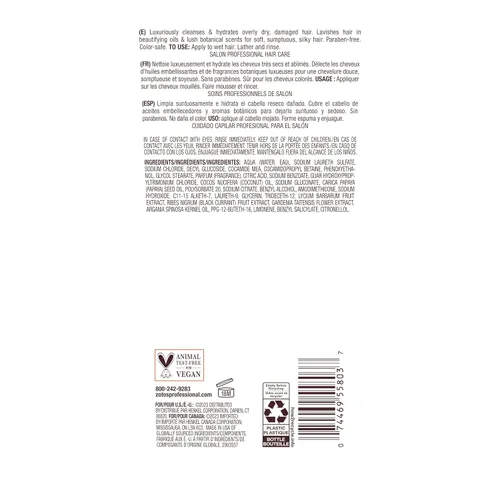 Miniatura 8 de Bain de Terre Champú ultra hidratante de papaya de coco, para eliminar la humedad para cabello seco y dañado, con aceites de argán y monoi, sin