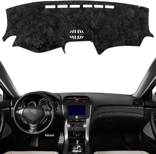 Miniatura 16 de Cubierta de tablero Tapete de salpicadero Compatible con Ho-nda Civic 2015-2012 (para transmisión izquierda), tapete de salpicadero para coche