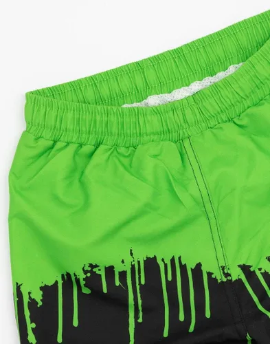 Miniatura 5 de Teenage Mutant Ninja Turtles Pantalones cortos de natación para niños y niños, pantalones de natación en monopatín Traje de baño con cordón