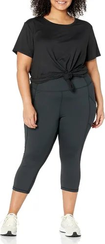 Miniatura 59 de Amazon Essentials Camiseta de manga corta con cuello redondo para mujer, de secado rápido, para entrenamiento, gimnasio, paquete múltiple