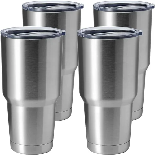 Miniatura 39 de Hasle Outfitters - Vaso de acero inoxidable de 30 onzas, taza de viaje con aislamiento al vacío de doble pared, taza de café aislada duradera, juego
