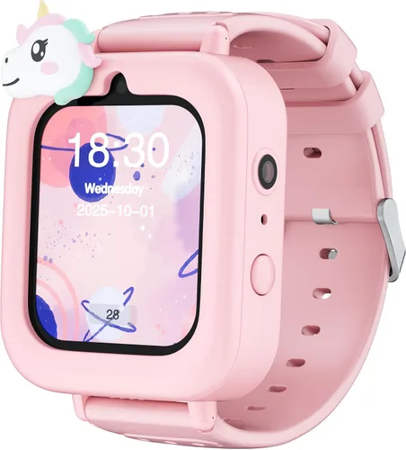 Miniatura 10 de Reloj inteligente para niños, con 36 juegos, alarma, pantalla táctil, cámara de video, música, podómetro, linterna, audio, juguetes educativos