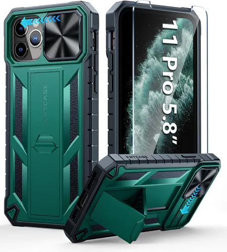 Miniatura 14 de FNTCASE for iPhone 11-Pro Protective Case: Military Grade Drop Proof Protection Rugged 11Pro Cell Phone Cover with Belt Clip Holster Kickstand &
