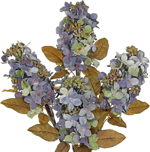 Miniatura 7 de GnFlus 3 piezas de ramas artificiales de algodón falsas para decoración de primavera y otoño en interiores estilo boho, flores artificiales de tallo