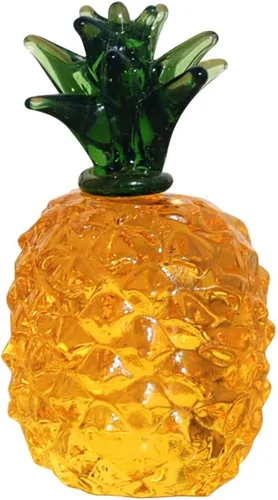 Miniatura 13 de JOONOR Adorno decorativo de estatua de uva de cristal morado, figura de cristal de fruta artificial, pisapapeles de mesa, adorno de cristal