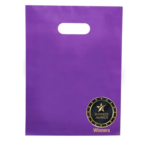 Choice Marts 100 bolsas moradas - 2 mil 12"x15" bolsas brillantes gruesas para venta al por menor y compras para pequeñas empresas y boutique Púrpura