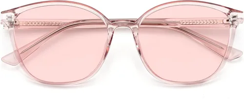 Miniatura 10 de Lentes de mujer con bloqueo de luz azul, lentes para computadora y juegos, con armazón TR90, antifatiga ocular y antirreflejantes UV RF6208 Marrón