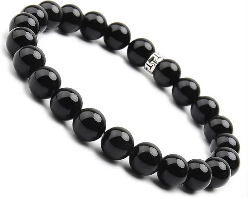 Miniatura 3 de BONNY BOXX Pulsera de piedras semipreciosas de 0.150.230.315 pulgadas (460.315 in) para hombres y mujeres, joyería