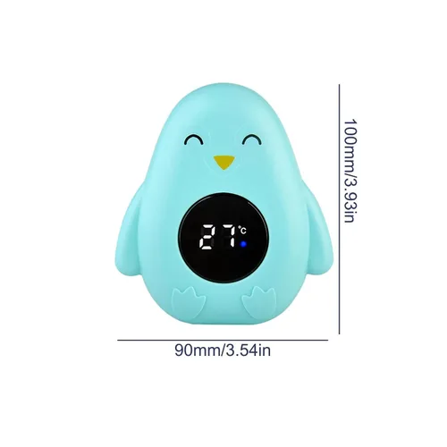 Miniatura 5 de Termómetro de baño para bebés, medidor de agua, medidor de dibujos animados, termómetro electrónico de bañera, monitor de temperatura flotante