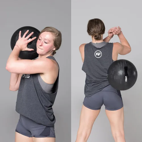 Miniatura 3 de REP Pelotas de golpe con peso, pelotas de ejercicio y fitness para entrenamiento de fuerza, agarre de goma suave, pelota medicinal sin rebote