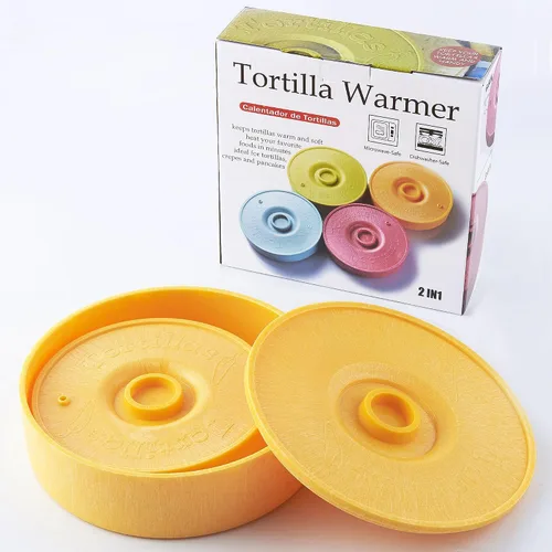 Miniatura 2 de Calentador de Tortillas - Servidor de Tortillas - Mantenedor de Panqueques - Una combinación grande y una pequeña - Contenedor de Alimentos