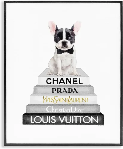 Miniatura 24 de Stupell Industries Fancy Boston Terrier - Estantería para perros, diseño de Amanda Greenwood