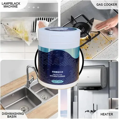 Miniatura 4 de Polvo de cocina desengrasante en polvo de limpieza para grasa, polvo de limpieza multiusos, limpiador de estufa, limpiador de aceite pesado y grasa