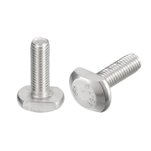 Miniatura 24 de uxcell Pernos de ranura en T, 5 unidades M5x25mm Pernos deslizantes de caída en T de acero inoxidable 304 con forma de T para pista en T