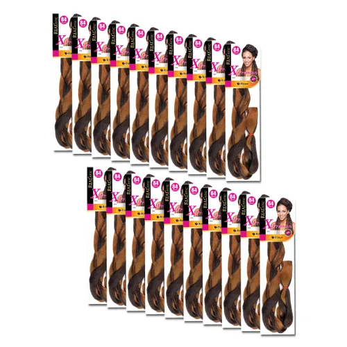 Miniatura 72 de Realistic Trenza original X-Pression 84 pulgadas 100% Kanekalon (paquete de 3, 1) M-61XPRES84