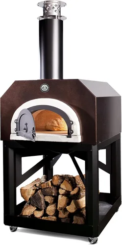 Miniatura 8 de Chicago Brick Oven Horno de pizza al aire libre de leña, horno de encimera CBO-500 con campana de vena de cobre Veta de cobre