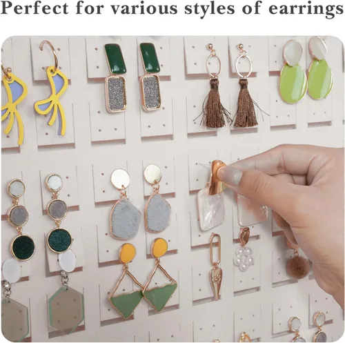 Miniatura 4 de Lolalet Organizador Colgante de Aretes con 20 Ganchos para Mujeres, Organizador de Aretes de Pared Colgador de Aretes, Almacenamiento de Aretes