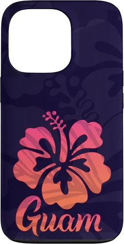 Miniatura 10 de iPhone 14 Pro Max Guam Hibiscus Flower Funda Hafa Adai Guamanian Island Pride